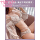 Modale sexy Unterwäsche für Frauen mit Stahlringen und oberen Träger, um zu verhindern, dass große Brüste mit kleinen BH -Set dünne kleine Brüste mit lila 70A dickten, verhindern