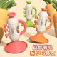 Juke baby trumpet toys 6 months old can be sucked, blown, or bite baby trumpet 0-1 year old can be blew or bite halter neck rope gamma orange