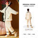 LangSha Coral Velvet Pajamas for Women in Autumn and Winter New Flannel Spring and Autumn Thickened Velvet Winter Home Suit Pajama Set 9901# Black [Thickened] M [70-95Jin[Jin equals 0.5 kg]]