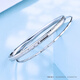 Jinzhizun (3DG Jewelery) wavy platinum PT950 bracelet, simple and fashionable birthday gift for girlfriend, price 60mm-8.66g (including labor cost 589 yuan)