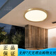 
Heart mirror full copper outdoor ceiling light villa gate ultra-thin front light outdoor aisle balcony lamp anti-mosquito courtyard light X3893-600/square