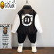 G.DUCKKIDS children's vest boy trendy handsome children's spring clothes trendy medium-sized children's baby spring and summer casual vest trendy blue 150 cm