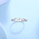 CRD Ke Laidi Spot Sparkling Platinum Ring Female PT950 Platinum Ring Star Ring Live Mouth 2.65g