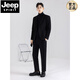 JEEP SPIRIT Men's Casual Suit Jacket Business Premium Autumn and Winter Woolen Thick Small Suit Jacket Single Piece Gray 4XL Generally 170Jin Jin is equal to about 0.5kg