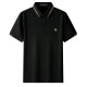 Montagut Count Mulberry Silk Color Polo Camiseta Summer Comercio informal de camisetas de manga corta Men 1416 White M 165 (100-120Jin [Jin equivale a 0.5 kg])
