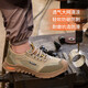 LZJV Chaussures de protection du travail importées japonaises Summer des hommes Breatte en acier léger Anti-schash et perforation Légères chaussures de travail à isolation molle légère 679 Brown Anti-Smashing and Puncture Kevlar Midshols 36
