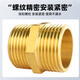 Golden Horn Taurus 6-point to 4-point reducing wire connector water pipe adapter direct double external wire connector brass water inlet hose accessories