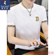 Specht (Tucano) Sommer-Eisseice Seiden kurzärmelig T-Shirt Slim Slim halbärmelig, schnell trocknendes T-Shirt dünne hochelastische trendige, hübsche Top 698 Black M