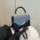 Nischendesign 2025 Neues vielseitiges und modisches kleines Taschen vielseitige Umhängetasche Crossbody Fairy Bag Handheld Small Square Bag Schwarz