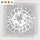 World map compass earth sticker window reflective decoration 12108 KH12108 Map world compass earth reverse