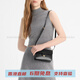 Calvin Klein CK Small CK One-Ho-Ho-Ho-Ho-Ho-House Cow Wide/Fabric Crossbody Shoulse Hearsta Silver Regalo de regalo de plata (Bag + Brand Exclusive Gift) Caja de regalo)