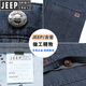 JEEP SPIRIT jeepsan silk jeans for men for summer thin loose straight high waist deep middle-aged men's trousers Munich-723 mulberry silk-thin style 31 size [waist circumference 2.4 feet]