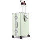 
Dream traveller (Dream traveller) large capacity suitcase new aluminum frame trolley case universal wheel suitcase password box leather box men and women light green_vanilla milkshake 20-inch (USB charging + water cup holder + mobile phone stand +