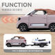 Wuling Hongguang MINIEV convertible trailer pull-back car model children's toys simulation alloy car ornaments Macaron coke tea / with motor boat