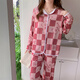 S.SOFEA春季睡衣女长袖牛奶丝家居服网红广州十三行 M6624#蓝帕恰狗 180 XL