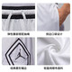 Jordan Herren Sportshorts Summer Shorts Casual Hosen Cool und Leichtes HF9911-100 Weiß/Schwarz L.