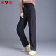 Yalu Down Pants Women's Outer Wear 2025 Winter New Warm Straight Slim High Waist Workwear Thickened Elastic Waist Pants