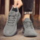 花花公子男鞋春季上班工作防水休闲板鞋工地干活防滑耐磨男士运动劳保潮鞋 9893灰色 41 标准运动码2