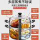 Stainless steel thickened steamer multi-layer household universal steamer stew steamer steamer steamed buns induction cooker gas stove 30cm thickened double-layer steamer (for 1-2 people)