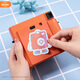 INSTAX Fuji instax instant camera SQUARE SQ1 ocher orange