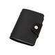 12 card slots card holder for men and women, ultra-thin mini wallet, multi-functional leather case, multi-card slot ID card holder, black, double-sided card insertable - 12 card slots