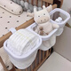 Qiaole Bear Baby Game Zaun Zaun Krippe Hängende Beutel Multifunktional Windel Windel Aufbewahrungstasche Hanging Bag Lagerregal