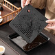 Zhexuan (zhexuan) square small imitation black gold stone tea tray for household simple small tea table dry soaking and draining Kungfu tea set water storage tray