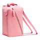 Lululemon FastTrack10L Logo Zipper Nylon Mochila Men y mujeres Mismo estilo pareja rosa rosa