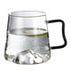 Gaoming (Gaoming) Copa de vidrio japonesa Copa de agua a gran capacidad Agua de alta temperatura Vista de montaña espesada de verano Copa de té verde creativa Copa de agua para beber 9195 Copa de montañismo 450ml