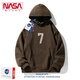 Nasawtaps American Retro Kapuzen -Sweatshirt für Männer Spring und Herbst High Street hübsch gedruckte Decklack Trend N138L3894 Black M 170