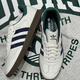 阿迪达斯 （adidas）Samba OG 德训鞋女士新款白绿蓝休闲板鞋 IH4882 白色IH4882 （） 35.5