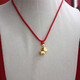 Qiansheng Yuan Lao Phoenix 999 original braided gold-plated rooster pendant 12 zodiac rooster coin necklace Vietnam sand gold male chicken Lao Fengxiang quality