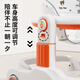 Radish ClassMate Infant y niño pequeño Walker Walker 2025 Nuevo empuje multifuncional para niños para bebés para niños puede ser plegable y lo más discreto de cuatro en la altura superior de color naranja [iluminación de música + empuje de placa de comedor]