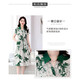 Vestido de seda de marca de alta gama OLJ para mujeres 2025 Summer Nuevo temperamento elegante y de moda Falda de encaje de seda de seda verde M