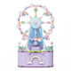 
Shantoulin Village compatible with Lego small particle carousel assembled building blocks toys children's series music box girls' gift 2093 coffee house + 695 particle gift color box
