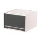 Yusenyi German underwear storage cabinet wardrobe storage box drawer type clothing storage box household clothes transparent storage box C3523 [deep 45*width 35*height 23CM] One-pack brown [export quality/no installation]