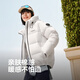 Bosideng 25 years winter down jacket 90 velvet women's slim short casual thickened hooded casual all-match jacket