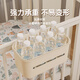 
ZimengYUAN (ZIMENGYUAN) crib storage hanging basket next to the bedside baby diaper table side side diapers storage towel storage bag hanging bag cream white-enclosed hanging basket [storage]
