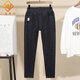 
Shiyan Hai Wave Code Women's Jeans in Spring and Summer Elastic High Waist Slim, Elastic High Waist, Fat and Beautiful 200Jin[Jin is equal to 0.5 kg] Wearable and slim, Black 01 9901 High-elastic Premium 2XL 130-150Jin[Jin is equal to 0.5 kg]