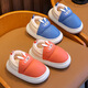 Xin Yueqing children's cotton slippers autumn and winter waterproof non-slip boys' bag heel cotton shoes girls warm home indoor baby slippers pink size 30-31 (inner length 20cm)