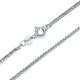 Mingzuan International Platinum Chopard Chain Women's PT950 Necklace Clavicle Chain Plain Chain Classic Versatile Neck Jewelry as a Birthday Gift for Your Girlfriend Platinum Chopard Chain Approximately 2.55g