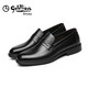 Goldlion Men's Shoes Business Casual Formal Shoes Autumn Comfortable Lightweight Fashionable Leather Shoes 50383013701A-Black-40 Size