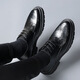 Cartelo Herrenschuhe neue Herren Herbst Business Herren formelle Verschleiß atmungsmaschiger weicher Lederschuhe Britische Softleder Casual Bräutigam heiraten 9903 Black Basic Model 38