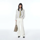 Peacebird [same style in the mall] 25 autumn sea salt milk green striped shirt removable cloak A1CAF3332 Eucalyptus S 155