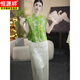 Hengyuanxiang Fashion Short à manches à manches courtes pour femmes 2025 Été Nouveau style chinois Twinkle Top Vêtements pour femmes Green Top M [DÉGISTÉ 105JIN [JIN ÉQUILABLE 0,5 kg] Ci-dessous]