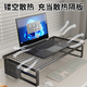 Wang Xingheyue Laptop Stand Cooling Base Barbecue Grill Support Rack Home Desktop Elevating Table Bracket Suspended Desk Dormitory Elevating Table Iron Cooling Rack Stand White Medium Deluxe Folding Model 13-15.6 Inch Notebook