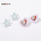 
A pair of three-fu ghostly kids' creative accessories ear clips, energetic cute jewelry accessories earrings 841826 14699-thousand 2 pieces