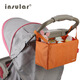 LNGA LANDGRE Mum bag inner liner separation bag multifunctional stroller baby stroller hanging bag stroller accessories Military green