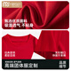 莫代尔中高考红色圆领短袖定制家长金榜题名送考服班服老师加油T恤logo 【9906】红色 S