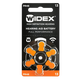 西万博唯听widex助听器电池用原装纽扣电子配件A13 A10 A312 A675 唯听#A13(1版6粒) 1盘